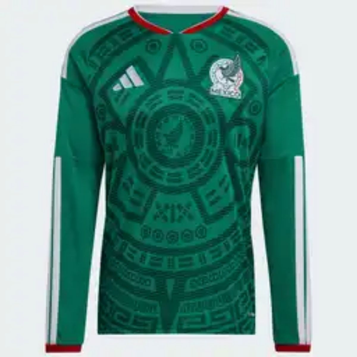 adidas Mexico 2026 Home Long Sleeve Jersey - Men's